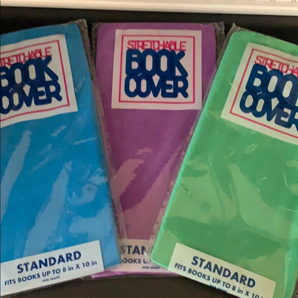 Stretchable book covers (3pack)